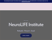 Tablet Screenshot of neurolifeinstitute.com